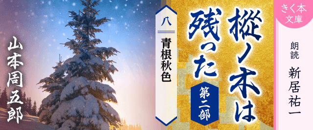 樅ノ木は残った 第二部 <八>青根秋色