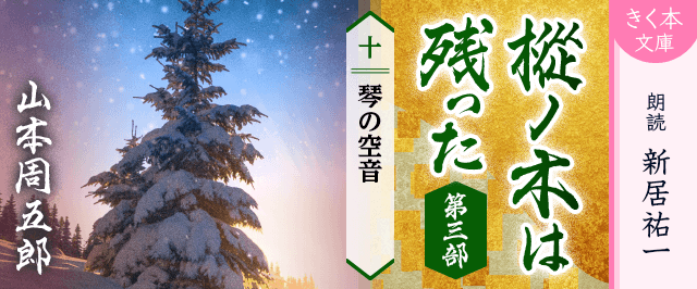 樅ノ木は残った 第三部 <十>琴の空音