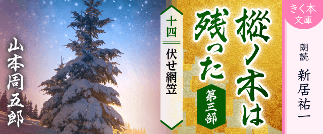 樅ノ木は残った 第三部 <十四>伏せ編笠