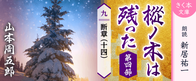 樅ノ木は残った 第四部 <九>断章(十四)