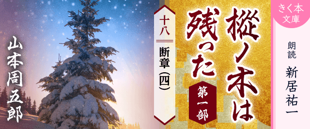 樅ノ木は残った 第一部 <十八>断章(四)